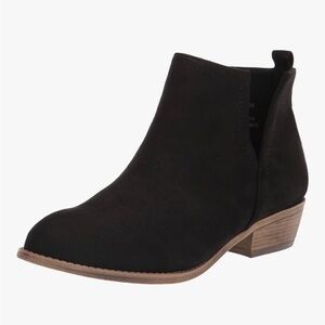 Black ankle boots